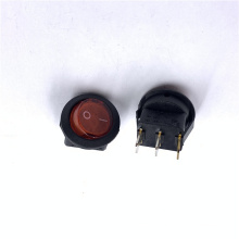 wholesale On off 6A 250V  Copper 2 Speeds 3pins Waterproof Round Rocker Switch JS-606-4AL-Q-RB-5H